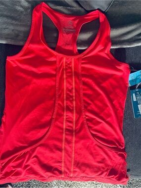 MPG Red Racerback Performance Tank